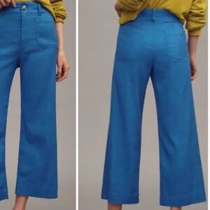 Anthropologie Blue Trousers